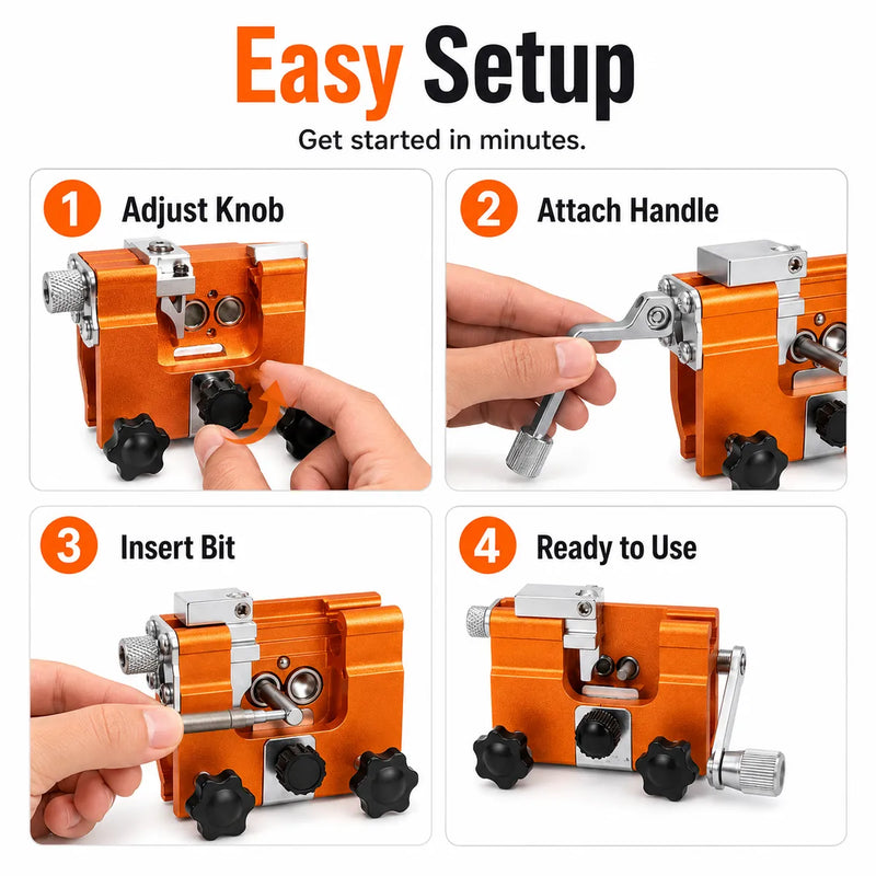 ⛓️ Manual Chainsaw Chain Sharpener – Restore Dull Chains Fast