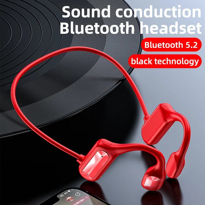 Bone Conduction Headphones – Waterproof Bluetooth Wireless Headset🎧