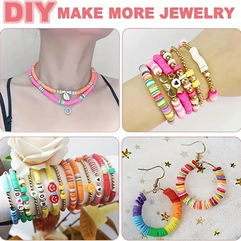 Clay Beads Bracelet Making Kit