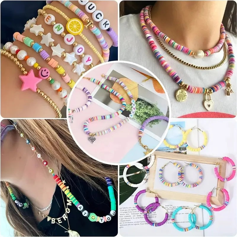 Clay Beads Bracelet Making Kit